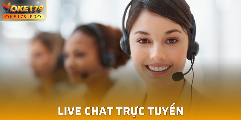 Liên hệ hỗ trợ qua live chat online trên hệ thống trang chủ